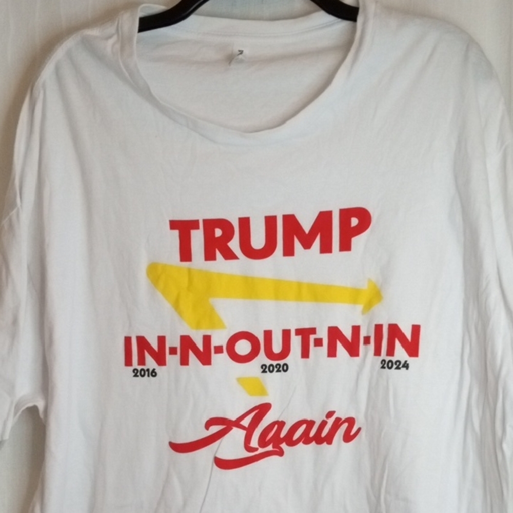Trump T-Shirt with Red and Yellow Print